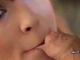 Hot Cougar Gets Mouthful of Cum